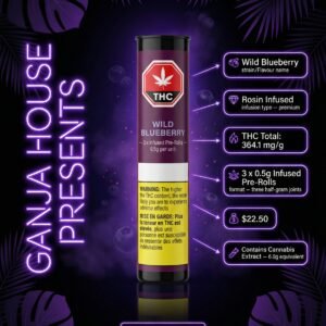 ROSIN INFUSED-WILD BLUEBERRY PR3X05GM