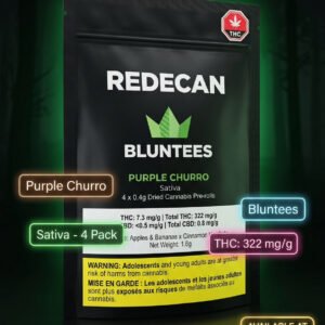 PURPLE CHURRO BLUNTIES PR4X0.4GM