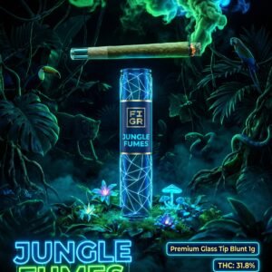 jungle fumes glass tip blunt pr1x1gm