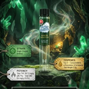 MAGIK DRAGON GLASS TIP PR1X0.5GM