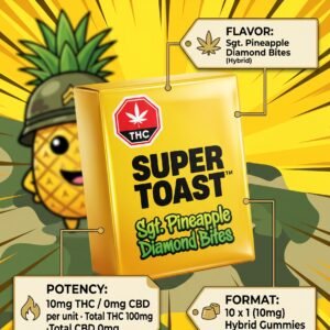 pineapple diamond bites multipack 100mg